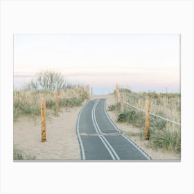 Dune Path at Sunset in Massachusetts Canvas Print