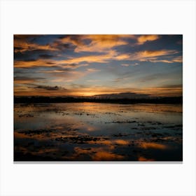 Sunrise In The Meadowlands 2, Portugal Canvas Print