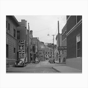 Side Street Of Bisbee, Arizona, Mining Center By Russell Lee Canvas Print