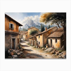 Italian Village 2 Canvas Print