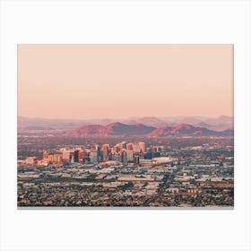 Desert City Skyline Canvas Print