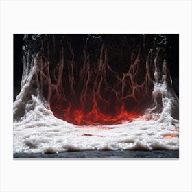 Lava Vulcano Canvas Print