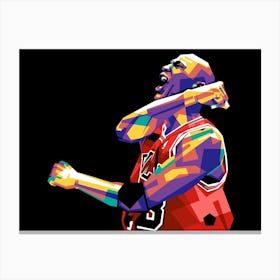 Michael Jordan Wpap Canvas Print