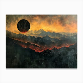 Total Solar Eclipse 2 Canvas Print