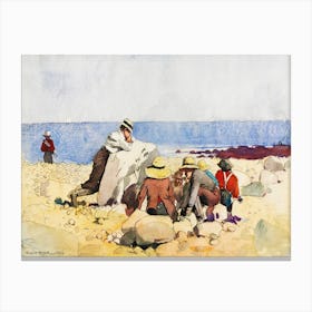 A Clam Bake (1873), Winslow Homer Canvas Print