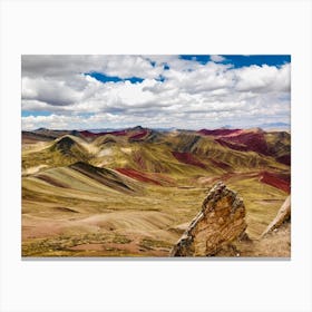 Rainbow Mountains Canvas Print