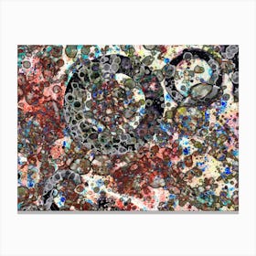 Abstraction Modern Art Stains Canvas Print