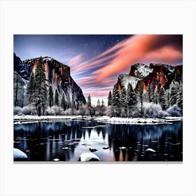 Yosemite National Park -Ai Canvas Print