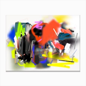 Giant Abstract Mobile Toy Canvas Print