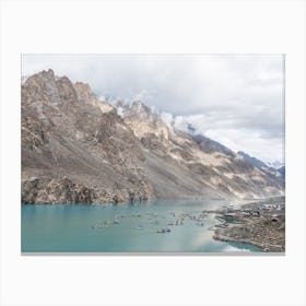 Attabad Lake Canvas Print