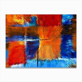 Acrylic Extruded Painting 416 Canvas Print