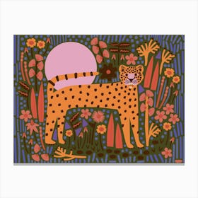 Cheetah Raarr Canvas Print