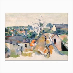 Rooftops (1898), Paul Cézanne Canvas Print