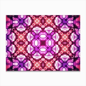 Purple Abstract Pattern Canvas Print