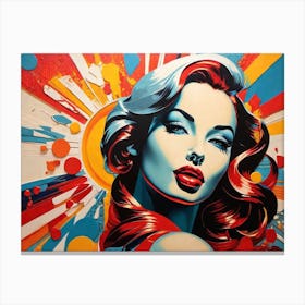 Pop Art Painting Canvas Print