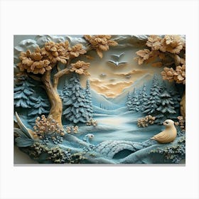 Mythical Forests And With Canvas Print