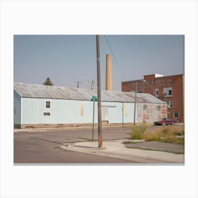 Small Town Parking Canvas Print