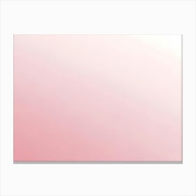 Soft Pink Gradient Background 5 Canvas Print