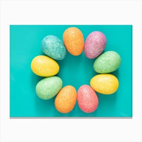 Colorful Easter Eggs 7 Canvas Print