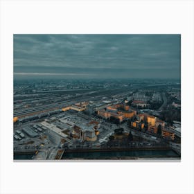 Verona, Italy Travel Aerial Photography. Canvas Print