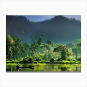 Painting Of Nature Canvas Print