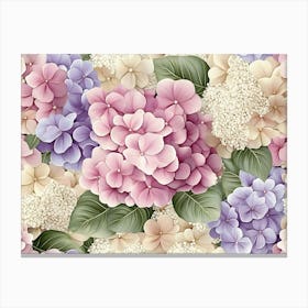 Luxury Floral Background Canvas Print