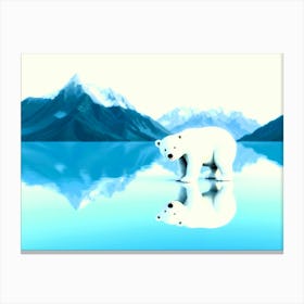 Polar Bear Leinwandbild