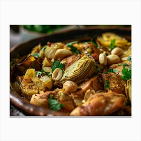 Chicken And Artichoke Stew 6 Canvas Print