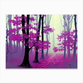 Purple Forest 2 Canvas Print