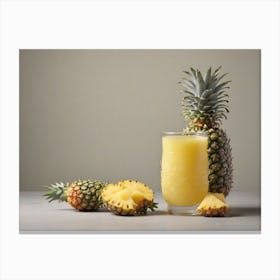 Pineapple Juice Canvas Print