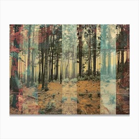 Forest Collage 5 Canvas Print