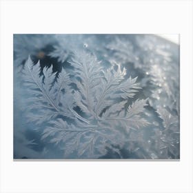 Frost On Glass Canvas Print