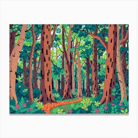 Forest Path Canvas Print