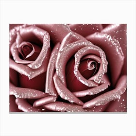 Pink Roses 10 Canvas Print