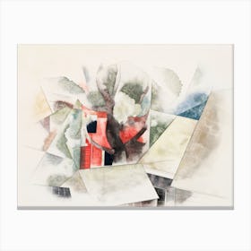 Rooftops And Fantasy, Charles Demuth Canvas Print