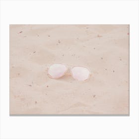 Beach Sunglasses Canvas Print