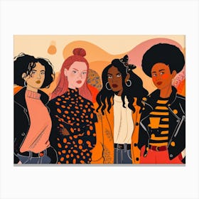 Women Of Color 2 Canvas Print