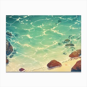 Rocky Shore Canvas Print