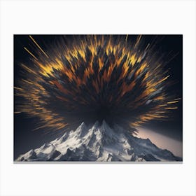 Nebula Eruption Canvas Print