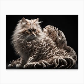 Cute Cat Persian Cool Canvas Print