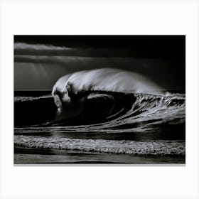 Wave Breaking Canvas Print