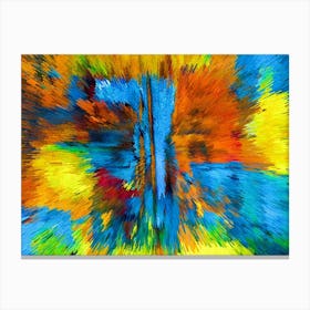 Acrylic Extruded Painting 198 Canvas Print