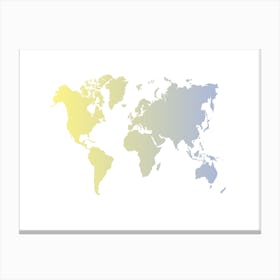 World Map 21 Canvas Print