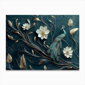 Peacock 34 Canvas Print