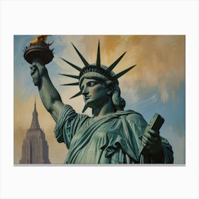 Statue Of Liberty Canvas Print