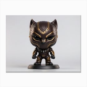 Funko Pop Black Panther Kids Canvas Print