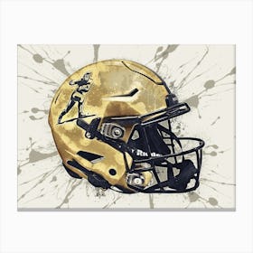 Heisman NCAA Helmet Poster Canvas Print