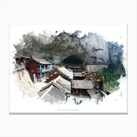 Mian Shan, Pingyao, China Canvas Print