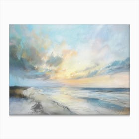 Sunset On The Beach 6 Canvas Print