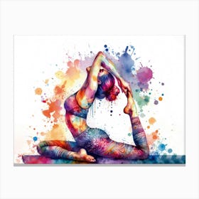 Yoga Pose 1 Canvas Print